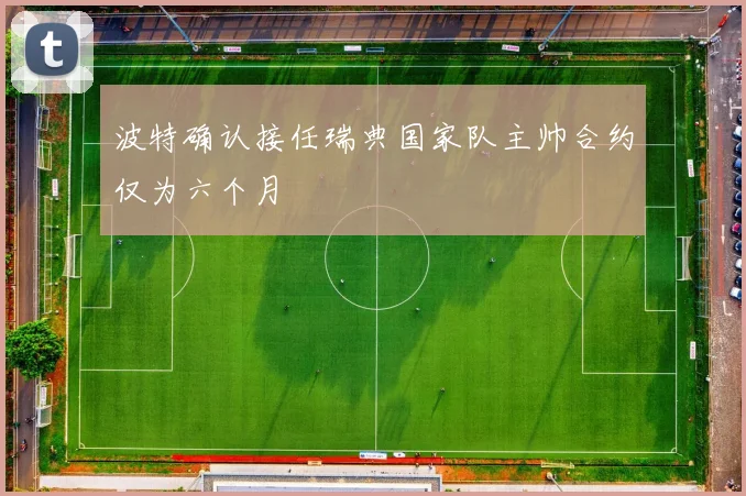 波特确认接任瑞典国家队主帅合约仅为六个月